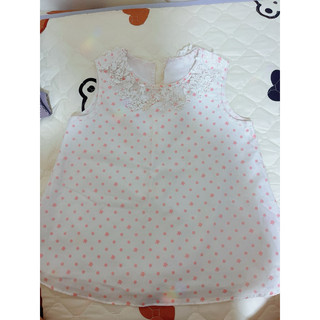ELLE 女童點點背心上衣（130）