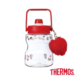 【THERMOS膳魔師】Hello Kitty最愛巧克力篇 輕水瓶1200ml (TCSS-1200KT-CCRD)