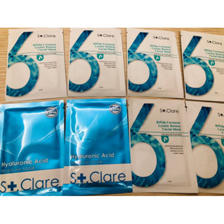 St.Clare 聖克萊爾 玻尿酸100%保濕面膜 數字面膜-No.6比菲德氏菌活化新生面膜 單片