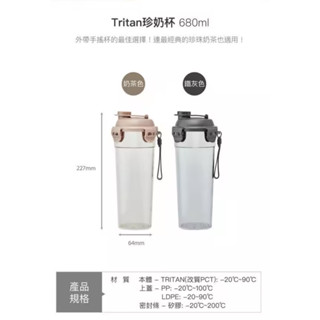 youya kids-樂扣樂扣 Tritan珍奶杯680ml隨行杯