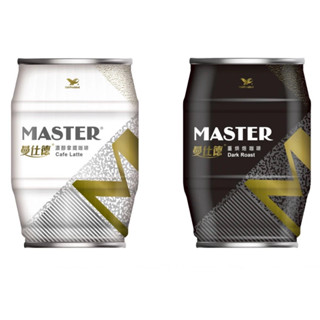 曼仕德咖啡 罐裝235ml 濃醇拿鐵/重烘培咖啡