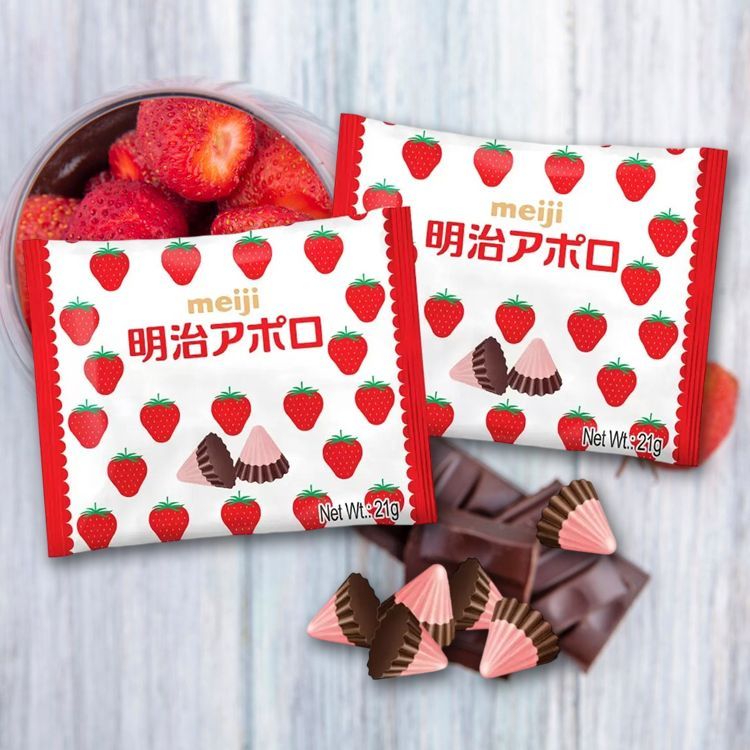 meiji 明治 阿波羅草莓可可粒(21g) 好市多COSTCO【小三美日】DS024459