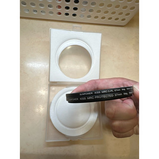 ［馬雞二手］sunpower kiss 67mm 二合一磁吸 保護鏡+偏光鏡