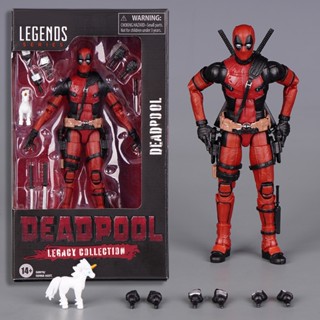 死侍 X戰警 金鋼狼 漫威英雄 DEADPOOL萊恩雷諾斯 6吋 可動關節 電影 獨角獸 周邊 人偶 禮品 模型