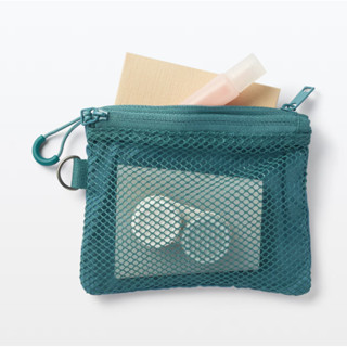 現貨12H｜日本🇯🇵無印良品MUJI 收納包零錢小物袋 聚酯纖維雙拉鍊袋｜LOSO生活｜開學上班分類拉鏈包
