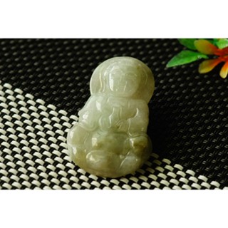 S644玉墜子❀翡翠玉A貨油潤飄花觀音菩薩玉墜吊墜掛件玉珮【緬甸玉翠軒】玉首飾品 男女款式