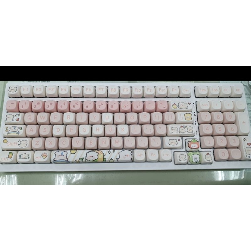 粉紅小豬鍵帽MOA高度-二手