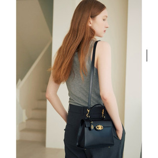 ATHE VANESSABRUNO BOTTALATO LEATHER SATCHEL BAG