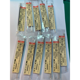MUJI無印良品 青色0.5筆芯 日本製 自由換芯附蓋膠墨筆（舊款）