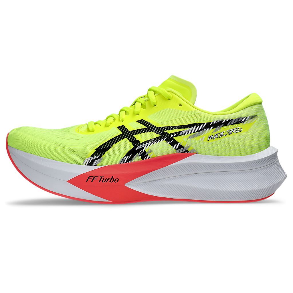 17.ASICS 亞瑟士 MAGIC SPEED 4 (2E) 男款 寬楦 競速 跑鞋 黃 黑 1011B873-750