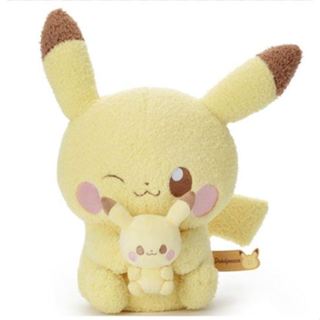 【現貨】大型絨毛玩具 poke peace 皮卡丘 抱著自己的娃娃 全新 新商品 聖誕節 禮物 小朋友