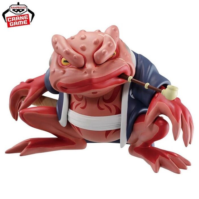BANPRESTO 景品 火影忍者疾風傳 軟膠公仔 蛤蟆文太 東海模型