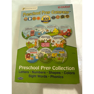 「美國preschool prep」幼兒美語學習10片DVD (二手) 正版
