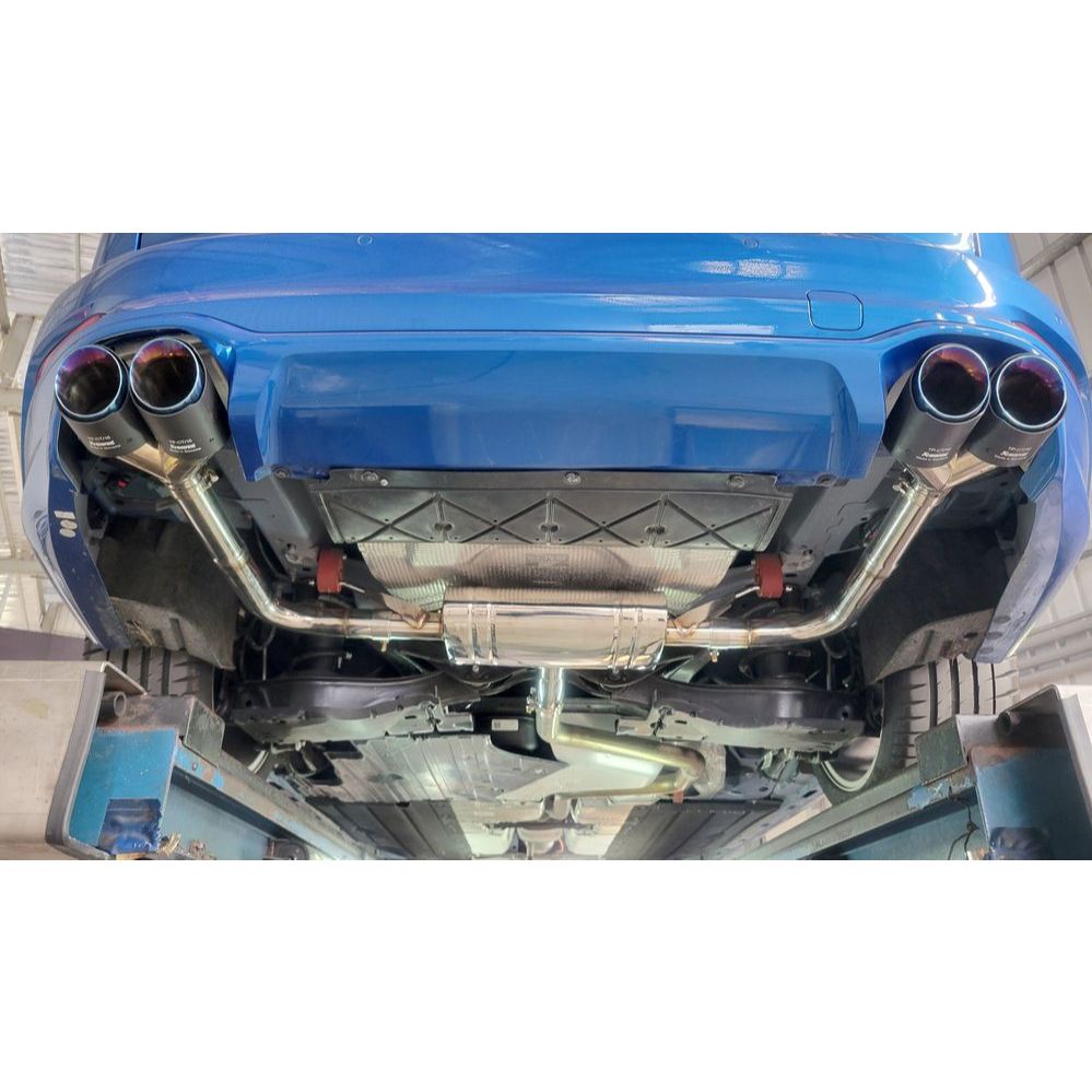 Focus MK4.5 Vignale Wagon 碗公 二手【毒蠍 烤藍】89mm 4出尾飾管 + 低沈尾桶