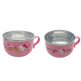 三麗鷗不鏽鋼泡麵碗950ml-Hello Kitty/恰咪【臺灣正版現貨】