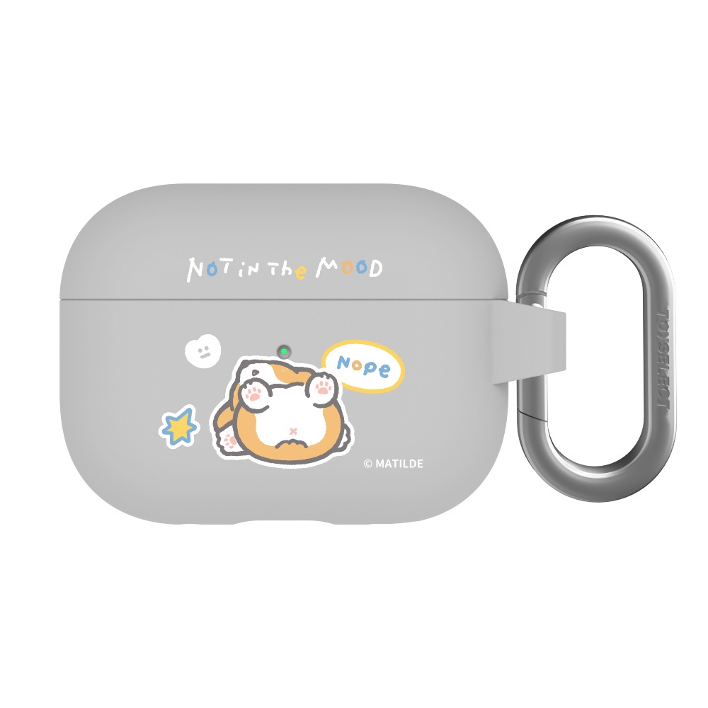 【TOYSELECT】柯基犬卡卡Not In The Mood強悍防摔AirPods保護套