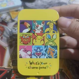 *Ca*~日系賣場~ 日本精品 寶可夢中心 糖果盒 鐵盒 無糖果 charm point 賽富豪 皮卡丘