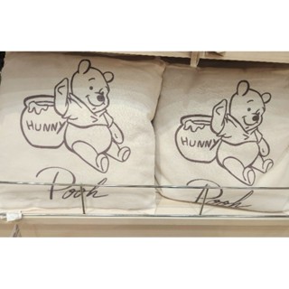 大創 DAISO 迪士尼 Disney 聯名 蜂蜜罐 小熊維尼 經典角色 棉麻質感 方形靠枕 抱枕 靠墊 療癒系居家用品