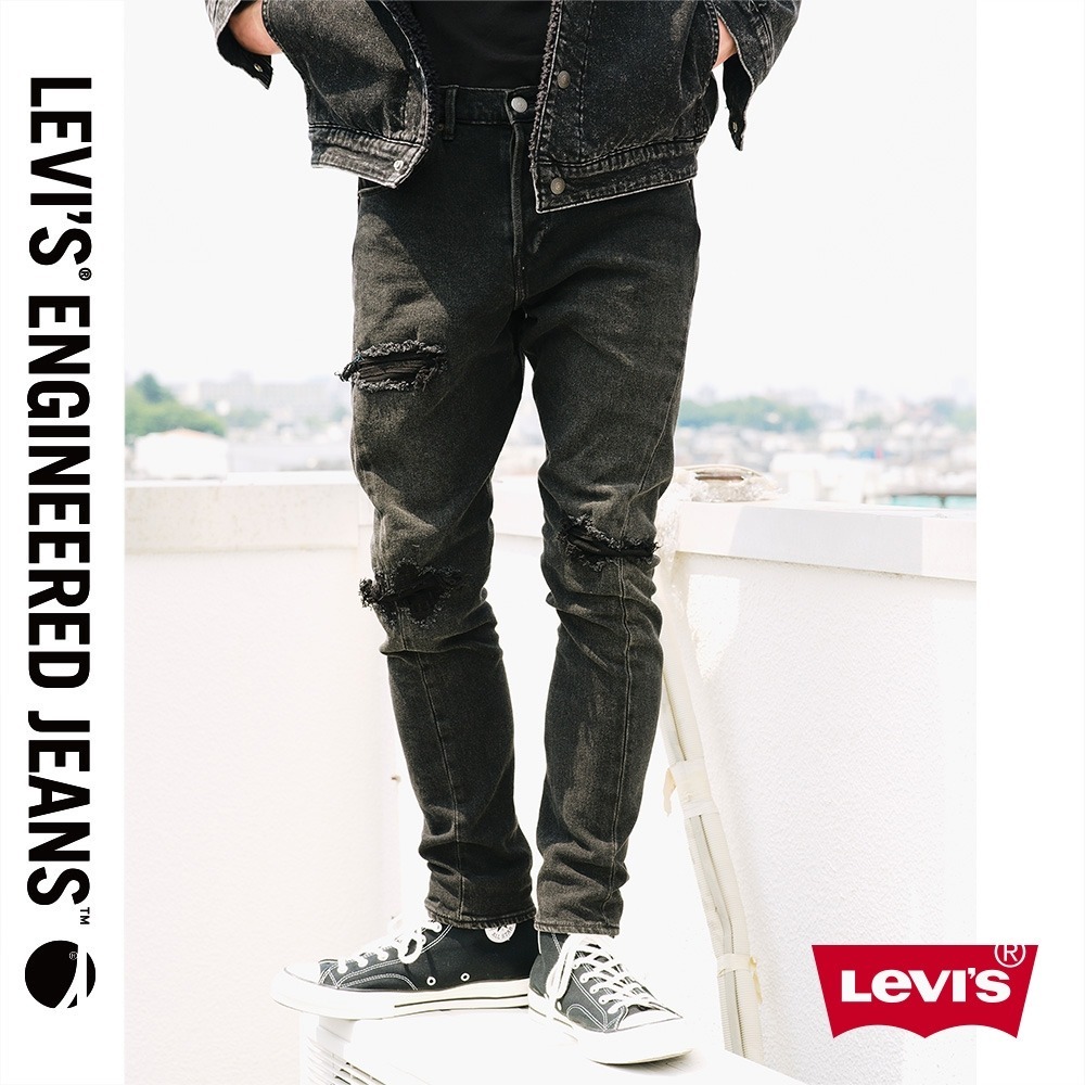 二手 Levis 男款 上寬下窄 512 低腰修身窄管牛仔褲 LEJ 3D褲 W31 L32 74903-0004