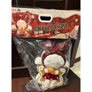POPMART 泡泡瑪特 SKULLPANDA 許願時間到系列 SP 毛絨抱枕 週邊 聖誕節禮物 送磁吸留言板