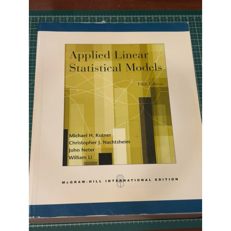 統計課本Applied Linear Statistical Models