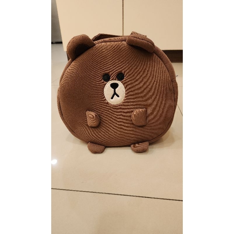 LINE FRIENDS熊大手提包內有保溫
