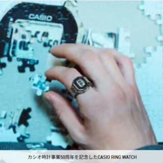 CASIO CRW-001-1JR 卡西歐手錶50週年紀念 CASIO RING WATCH