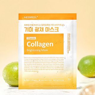 【MEDI-PEEL 】維生素膠原蛋白亮白面膜30ml｜韓國 保濕舒緩 深層排毒 透亮 皺紋改善 DS022984