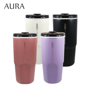 【AURA 艾樂】簡約真陶瓷激凍杯/保溫杯800ml