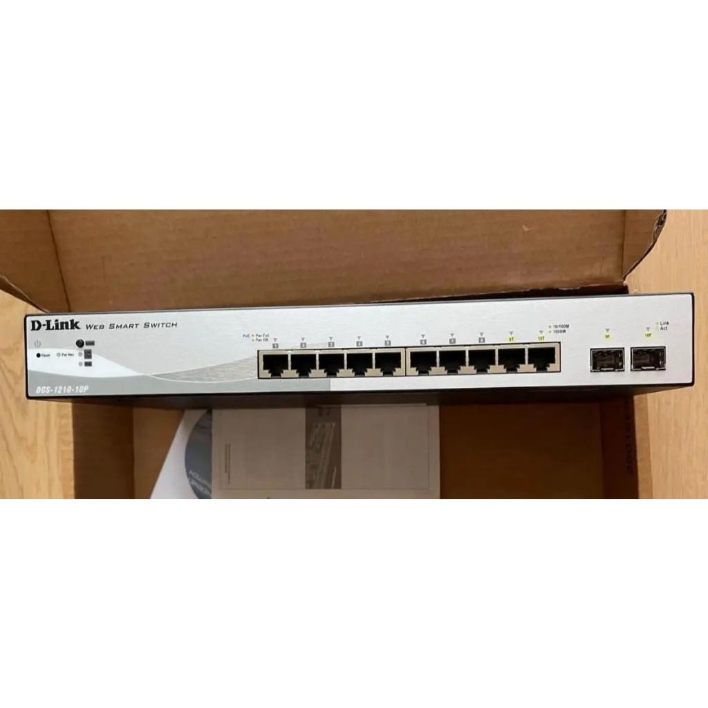 D-LINK DGS-1210-10P Gigabit PoE+ 網路交換器