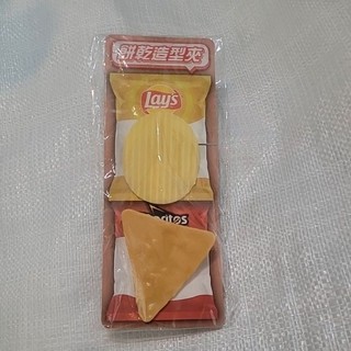 超可愛 Lay's 洋芋片造型夾 餅乾造型夾 樂事