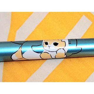 二手文具 UNIx貓福聯名 三色油性圓珠筆0.5筆芯