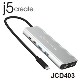 【3CTOWN】含稅 j5 create JCD403 USB4 8K極速多功能集線器 相容Thunderbolt 4