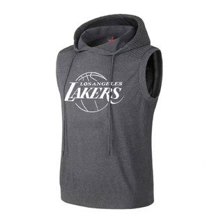 💖詹皇LeBron James詹姆斯詹姆士帽T無袖連帽T恤上衛衣💖NBA球衣湖人隊皇帝運動衣服棉T籃球衣大學T男背心A2