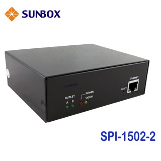 SUNBOX網路遠控電源插座2埠230VAC (SPI-1502-2)