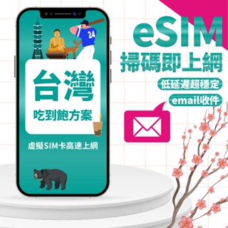 【eSIMmart】臺灣eSIM吃到飽 | 高速上網5-10天 網絡卡 臺灣 TAIWAN 中華電信 eSIM卡 網路卡
