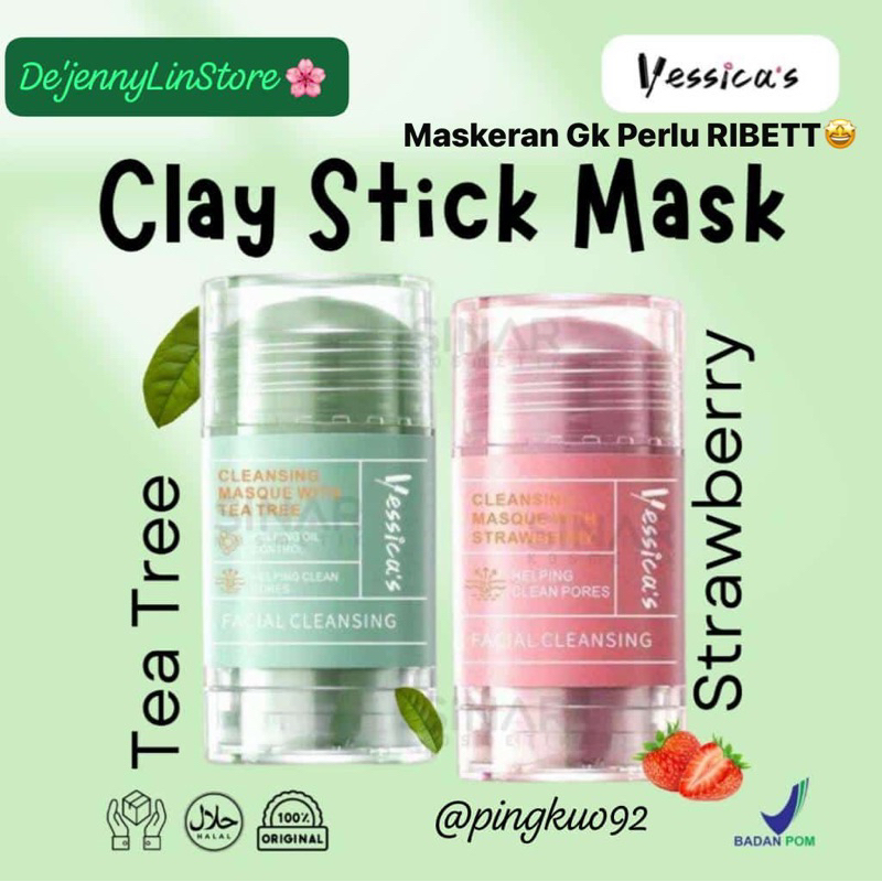 Yessica’s Tea tree & Strawberry Anti kusam & Acne Cerahmuka🌸