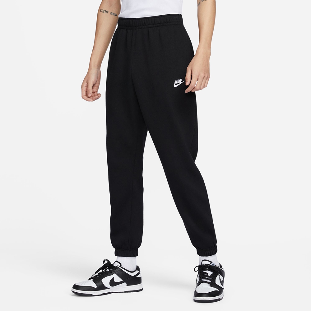 【NIKE】AS M NSW CLUB PANT CF BB 男 運動長褲 運動褲 縮口 棉褲 黑 BV2738-010