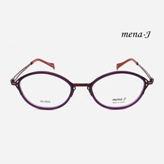 mena.J MJ-5026 日本工藝手工設計｜小框復古款圓形眼鏡框 女生品牌眼鏡框【幸子眼鏡】