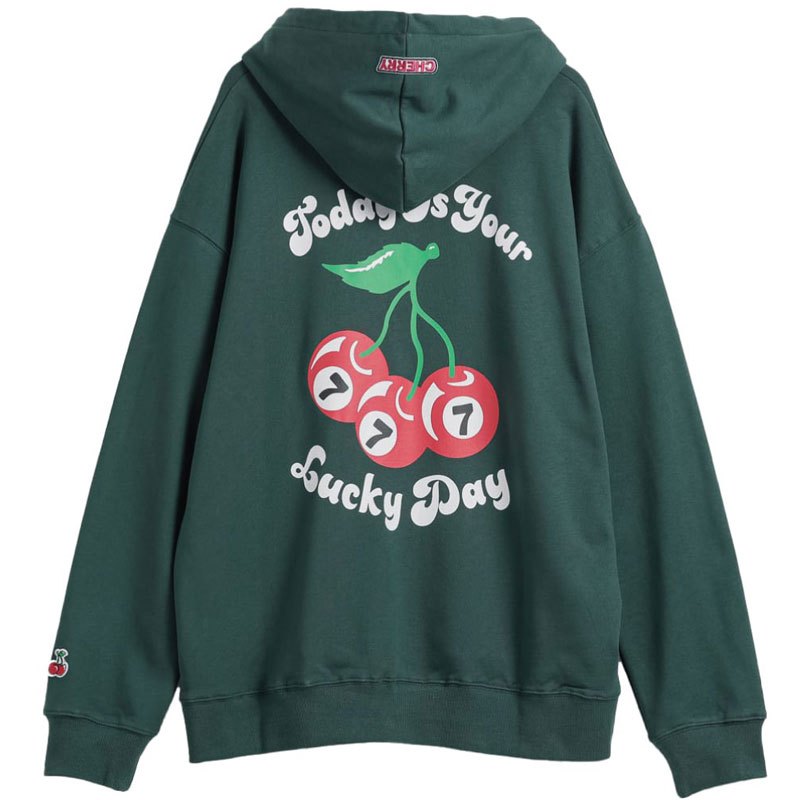 CHERRYBOY CB24036-GN LUCKY777 HOODIE 帽T (綠色) 化學原宿