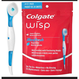 美國🇺🇸代購Colgate wisp max fresh 隨身小牙刷🪥
