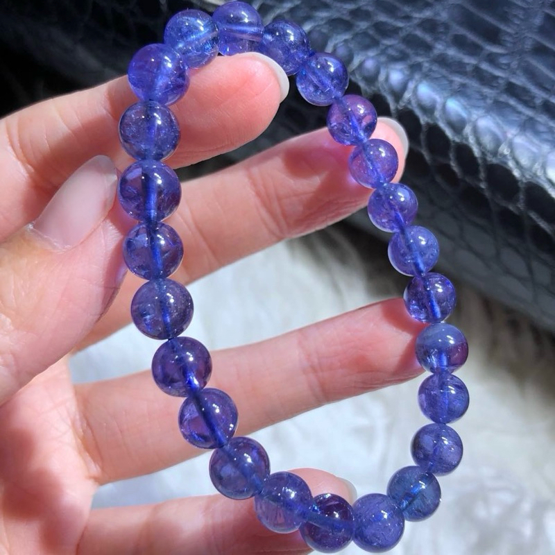 璽安珠寶｜海洋之心♥️收藏級丹泉石手珠 晶體冰透 坦桑 丹泉 國際寶石 坦桑石 丹泉石 海洋之心 色濃嬌豔 天然
