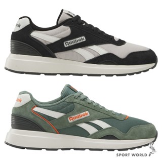 Reebok 休閒鞋 男鞋 女鞋 GL1100 黑/綠【運動世界】100201492/100201235