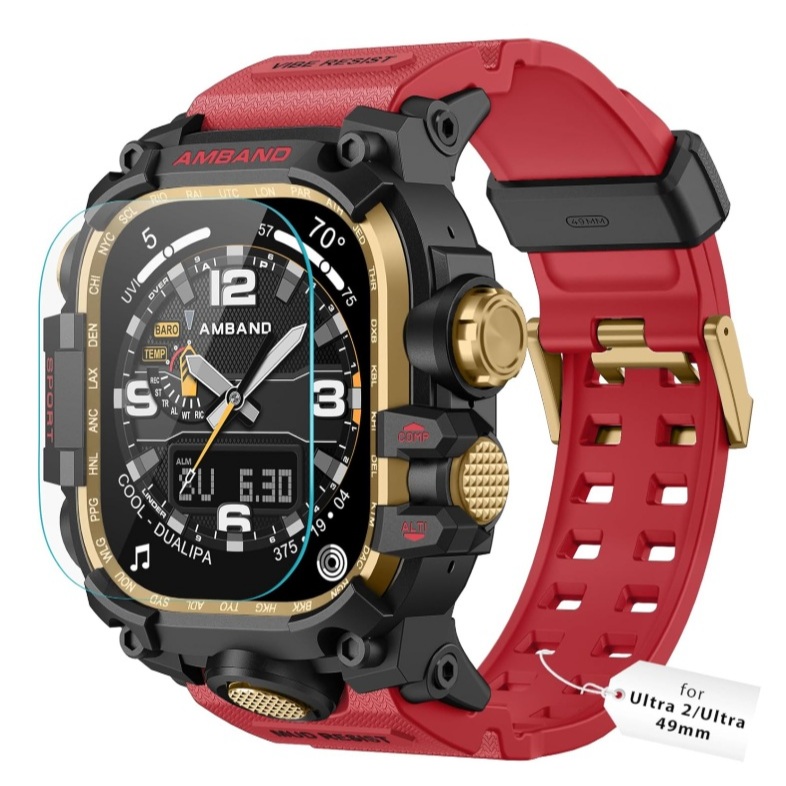 ㊣USA Gossip㊣ amBand 運動錶帶 M3 G-Shock 樣式 Apple Watch Ultra