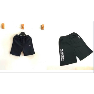 FILA KIDS 男女童 側印字母棉質短褲-4402
