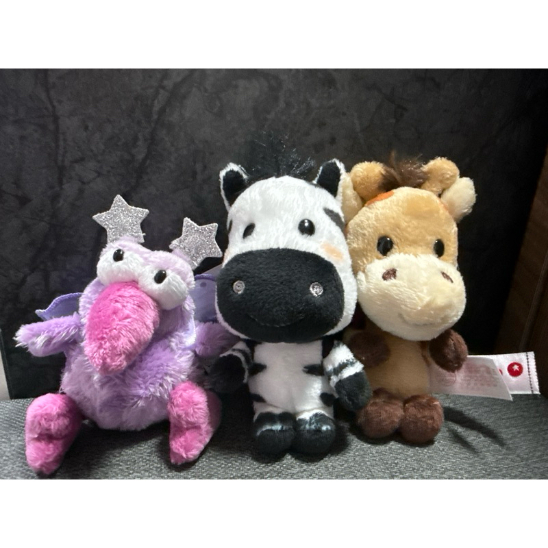 全新NICI正品六福村限定角色斑馬 長頸鹿/日本紫色限定BB鳥