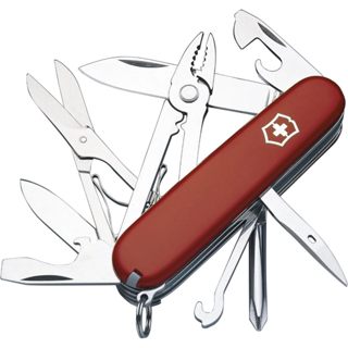 VICTORINOX 瑞士維氏 Deluxe Tinker 17用 瑞士刀 紅 VICT-1.4723 綠野山房