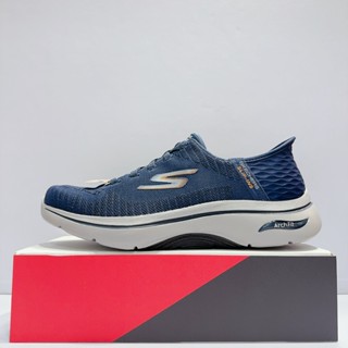 SKECHERS GO WALK ARCH FIT 2.0 男生 足弓支撐 鬆緊帶 瞬穿 健走鞋 216601NVOR