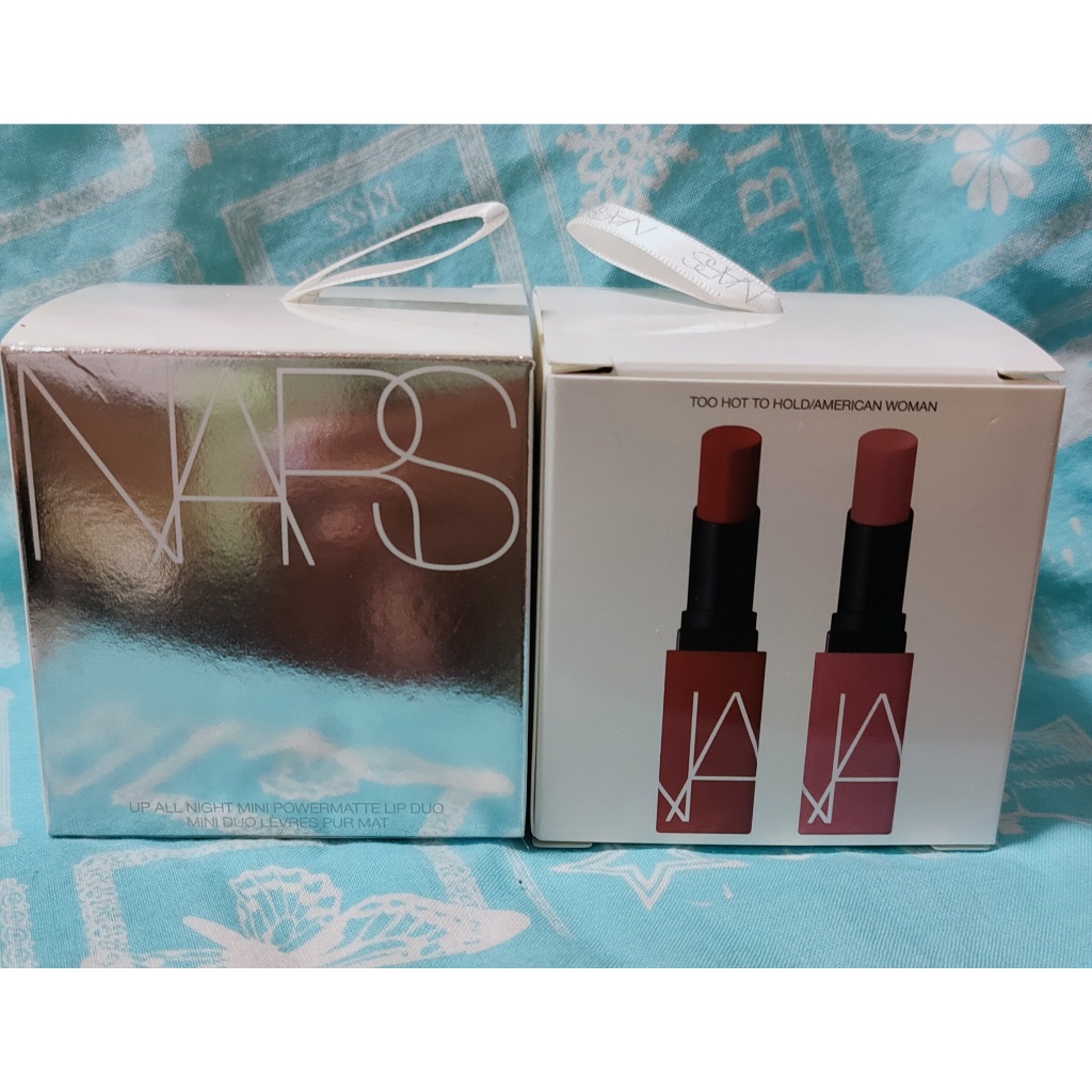 〖NARS〗流金夜閃迷你特霧唇膏2入禮盒 AMERICAN WOMAN TOO HOT TO HOLD
