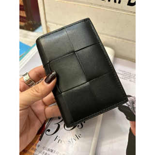 🔥 現貨即將斷貨【🇰🇷 Tanned】|韓國 新羊皮寛編織拉鍊卡片夾👜正韓 真皮系列 羊皮皮革 鈔票包 新年新包